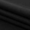 Elko Black Medium Weight Linen Woven - Folded | Mood Fabrics
