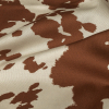 Mood Exclusive Brown Patina Bovine Best Stretch Cotton Sateen - Detail | Mood Fabrics