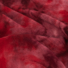 Splashed Merlot and Pink Tie Dye Rayon Jersey - Detail | Mood Fabrics