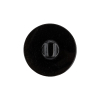 Black Rainbow Glitter Translucent Shank Back Button - 36L/23mm - Detail | Mood Fabrics