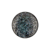 Black Rainbow Glitter Translucent Shank Back Button - 36L/23mm | Mood Fabrics
