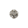 Vintage Swarovski Crystal Rhinestones and Silver Metal Shank Back Ball Button - 20L/12.5mm - Detail | Mood Fabrics