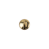 Vintage Swarovski Crystal AB Rhinestone and Gold Edged Self Back Button - 14L/9mm - Detail | Mood Fabrics