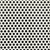 Vintage Diamond Patterned Black Circles on Clear Iron on Film - 4 - Detail | Mood Fabrics