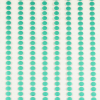 Vintage Aligned Blue Zi Circles on Clear Iron on Film - 4 - Detail | Mood Fabrics