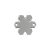 Vintage Swarovski Crystal Snowflake Sew-On Rhinestone - 20mm - Detail | Mood Fabrics