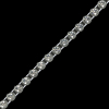 Vintage Crystal and Clear Rhinestone Trimming - 3mm - Detail | Mood Fabrics