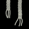 Vintage Off White Faux Pearl Beaded Belt with Fringe Ends - 51" x 0.875" - Full | Mood Fabrics