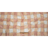 Italian Seashell Pink, Beige and White Baby Sequin Squares on White Mesh - Full | Mood Fabrics