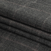 Italian Gray Glen Plaid Wool and Cashmere Suiting - Folded | Mood Fabrics