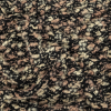 Maple Sugar, Almond Milk and Black Loosely Knit Wool Boucle | Mood Fabrics