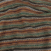 Italian Pumpkin, Olive and Turquoise Chunky Wool Sweater Knit | Mood Fabrics