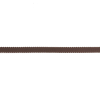 Deep Brown Petersham Grosgrain Ribbon - 0.25 - Detail | Mood Fabrics