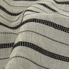 Famous Australian Designer Ivory Cotton Voile with Phantom Woven Pinstripes - Detail | Mood Fabrics