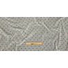 Famous Australian Designer Coconut Milk and Chocolate Embroidered Dots Crinkled Silk Georgette - Full | Mood Fabrics