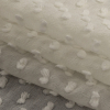 Famous Australian Designer Pearl Faux Swiss Dot Silk Georgette - Folded | Mood Fabrics