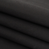 Famous Australian Designer Black Sleek Polyester and Acrylic Sateen - Folded | Mood Fabrics