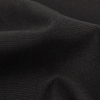 Famous Australian Designer Black Sleek Polyester and Acrylic Sateen - Detail | Mood Fabrics