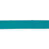 Turquoise Petersham Grosgrain Ribbon - 0.625 - Detail | Mood Fabrics