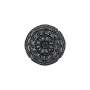 Italian Gray Pearl Floral Shank Back Button - 30L/19mm | Mood Fabrics