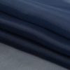 Arcalod Navy Double-Wide Polyester Voile - Folded | Mood Fabrics