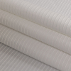 White Polyester Faille with Raised Ridges - Folded | Mood Fabrics