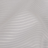 White Polyester Faille with Raised Ridges - Detail | Mood Fabrics