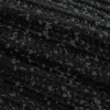 Black, Gray, and Metallic Silver Neppy Chunky Wool Knit - Folded | Mood Fabrics