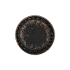 Italian Chocolate Plum and Canteen Weathered Faux Leather Shank Back Button - 38L/24mm | Mood Fabrics