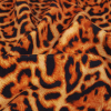 Golden Leopard Spots Caye UV Protective Compression Swimwear Tricot with Aloe Vera Microcapsules - Detail | Mood Fabrics