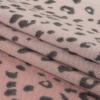 Shark, Pink Nectar and White Ombre Cheetah Polyester Sweater Knit - Folded | Mood Fabrics