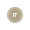 Italian Light Gray and White Striated 4-Hole Plastic Button - 36L/23mm - Detail | Mood Fabrics