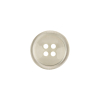 Italian Slightly Tinted Transparent 4-Hole Plastic Button - 24L/15mm - Detail | Mood Fabrics