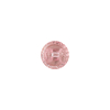 Translucent Pale Pink Abstract Radiating Shank Back Glass Button - 16L/10mm - Detail | Mood Fabrics