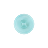 Italian Matte Sky Translucent Saw Tooth Rim Shank Button - 28L/18mm - Detail | Mood Fabrics