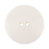 Italian White Abstract Textured Plastic Jacket Button - 54L/34mm - Detail | Mood Fabrics