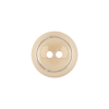 Italian White Asparagus with Translucent Rim 2-Hole Inkwell Button - 28L/18mm | Mood Fabrics