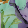 Holiday Blue, Pink and Magenta Purple Floral Silk Chiffon - Detail | Mood Fabrics