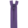 YKK Royal Purple Molded Plastic Closed Bottom Zipper with Metal Pull - 32 | Mood Fabrics