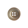 Iridescent Doe and Suntan Ombre 4-Hole Dish Style Jacket Button - 32L/20mm | Mood Fabrics