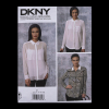 Vogue Patterns DKNY Misses' Button Down Shirt Pattern V1462 Size E5 | Mood Fabrics