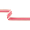 Pink Gradient Stripes Grosgrain Ribbon - 1 | Mood Fabrics