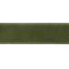 Moss Green Double Faced Satin Ribbon with Ribbed Borders - 1 - Detail | Mood Fabrics