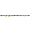Olive and Lime Organza Ribbon Flowers Trim - 0.5 | Mood Fabrics