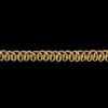 Metallic Gold Loops Braided Trim - 0.375 - Detail | Mood Fabrics