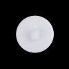 Italian White and Silver Tint Textured Shank Back Button - 36L/23mm - Detail | Mood Fabrics