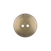 Italian Silver Brass Geometric 2-Hole Metal Saucer Button - 32L/20mm - Detail | Mood Fabrics
