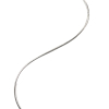 Metallic Silver Elastic Cord - 2mm - Detail | Mood Fabrics