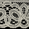 White Leaf-Like Loops Corded Lace Trim - 3.25" - Detail | Mood Fabrics