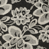 White Floral Lace Trim with Finished Edges - 5.5" - Detail | Mood Fabrics